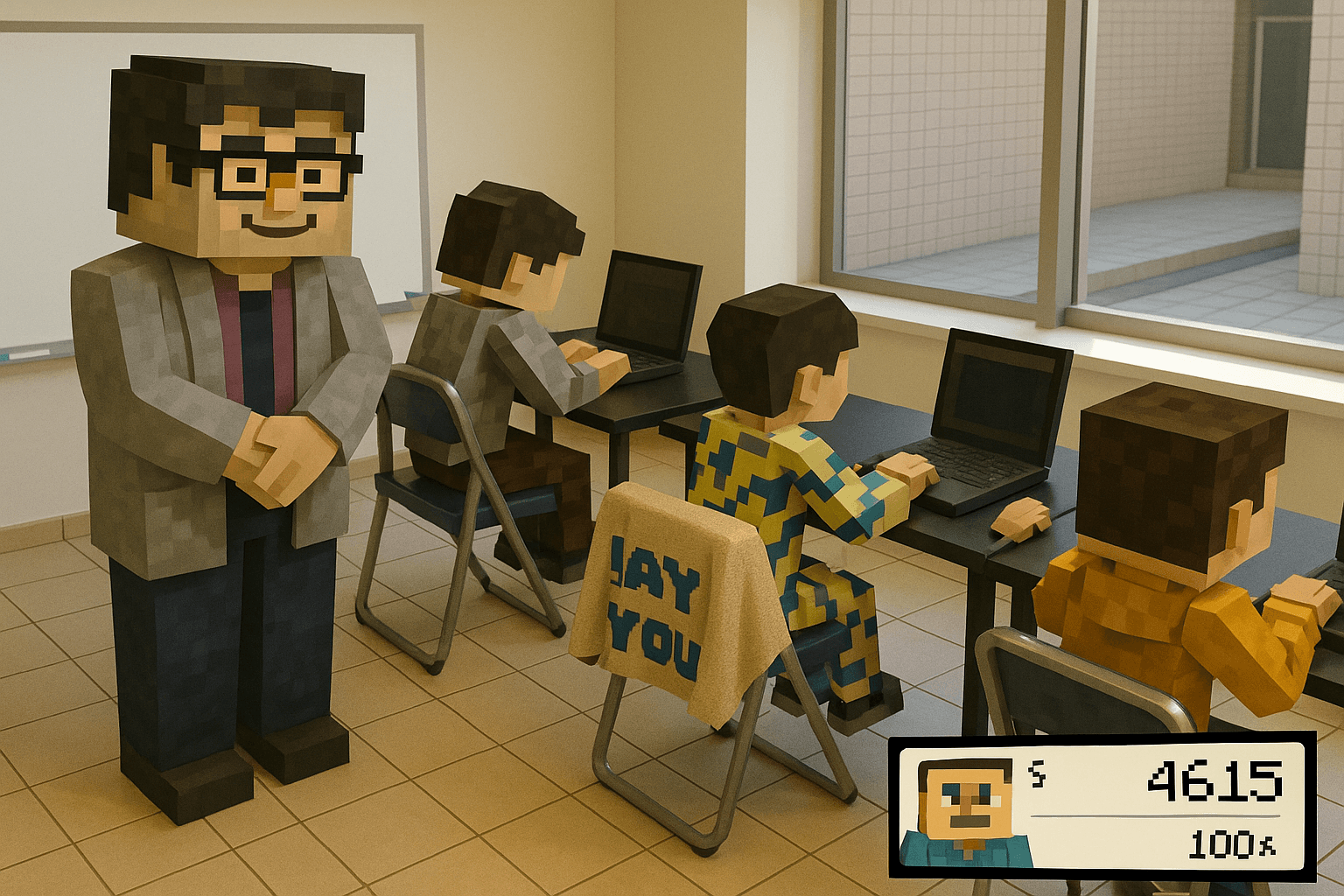 講師がそばで見守りながら、必要なときにサポートしている様子